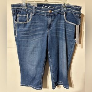 Brand New Denim Bermuda/ Capri Shorts